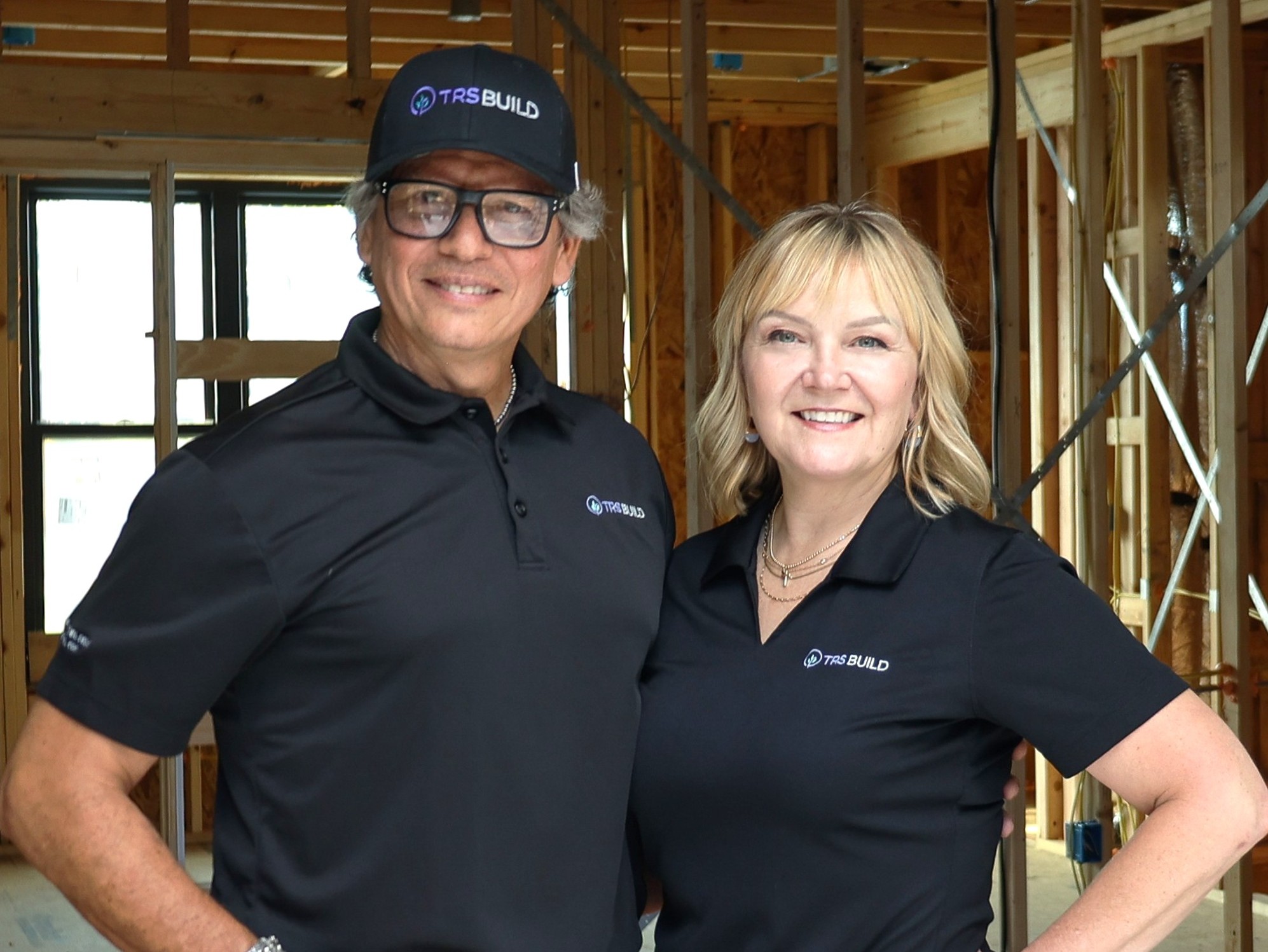 Shaniko and Annemarie TRS Shirts Annemarie and Shaniko Diaz-TRS Build home remodeling Austin Texas